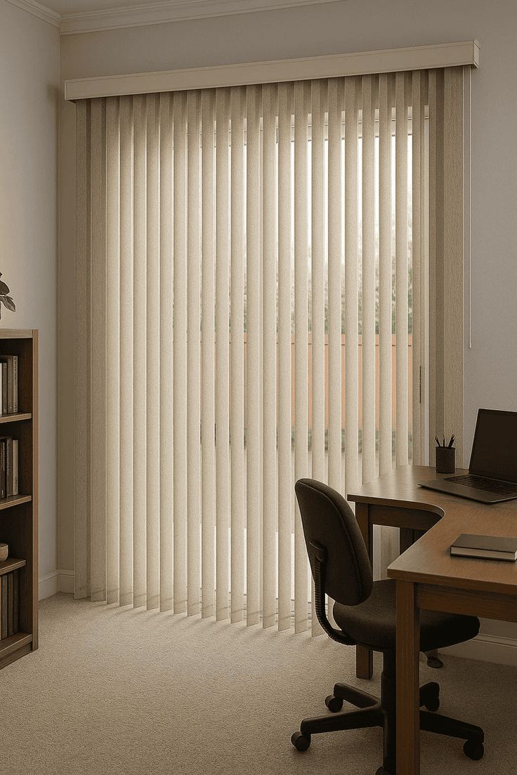 Imagem decorativa de ambiente para Persiana Vertical.